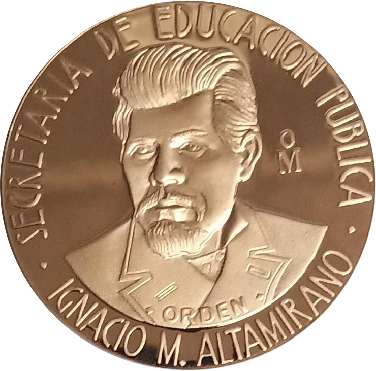 MEDALLA IGNACIO M. ALTAMIRANO