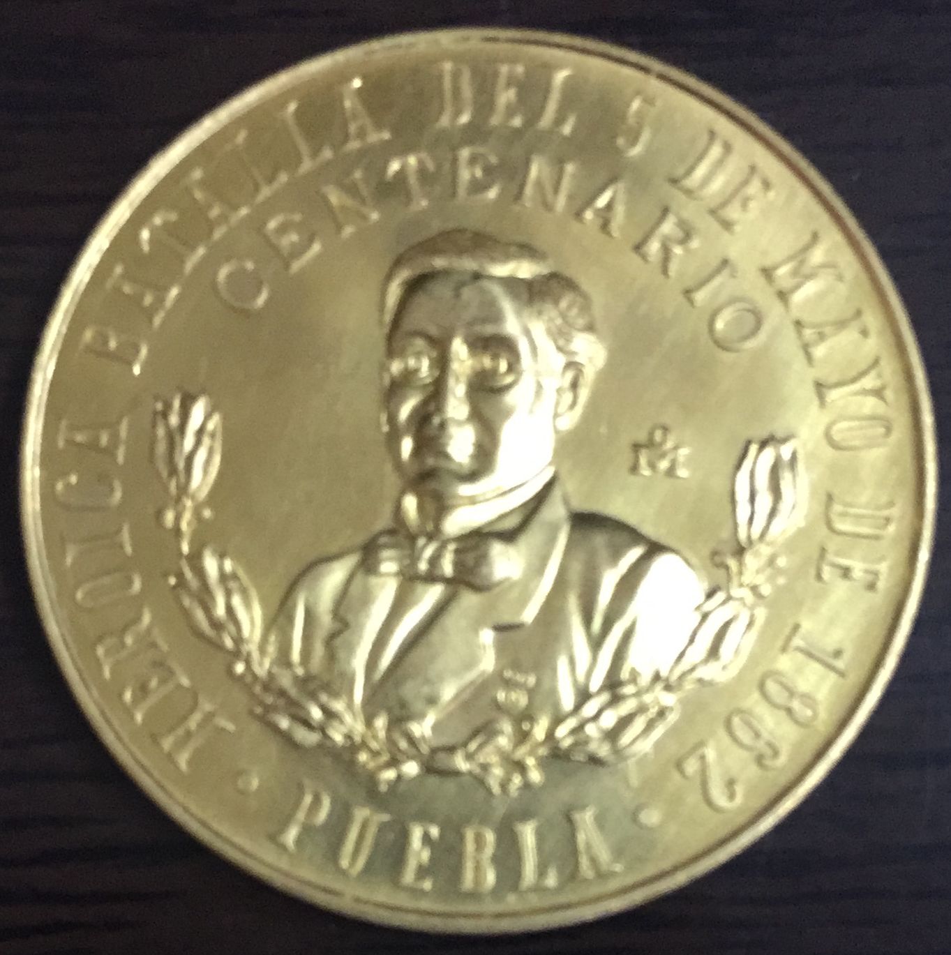 CENTENARIO BATALLA DEL 5 DE MAYO 17.5 GRS  LEY.900