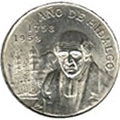 5 PESOS AÑO HIDALGO<br>